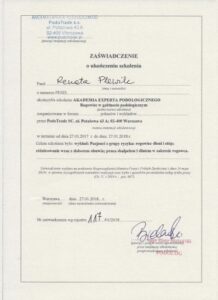 Certyfikat - podolog - szkolenie-min